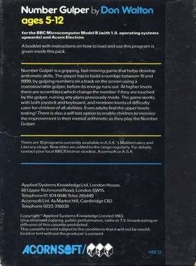 Number Gulper (198x)(Acornsoft - ASK)[b] box cover back
